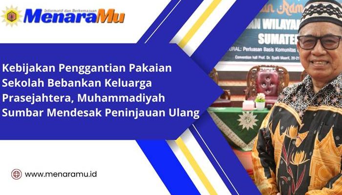 Muhammadiyah Sumbar Desak Peninjauan Ulang Kebijakan Baru Seragam Sekolah
